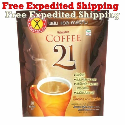 naturegift coffee 21 plus l carnitine 10 NatureGift Coffee 21 Plus Vitamins & Minerals L-Carnitine Weight Loss  Formula