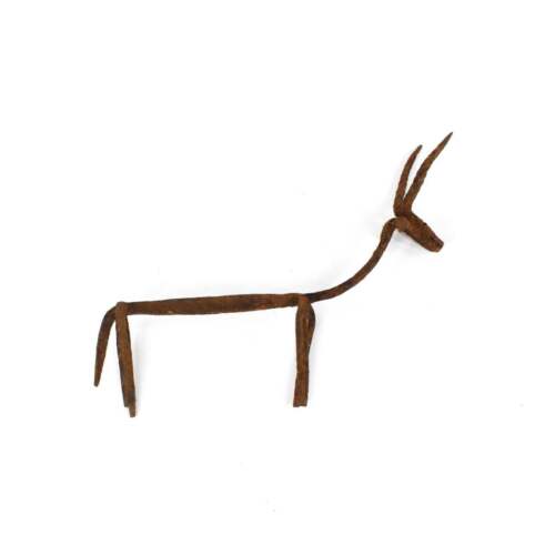 Dogon Metal Antelope Figure Mali - Afbeelding 1 van 7