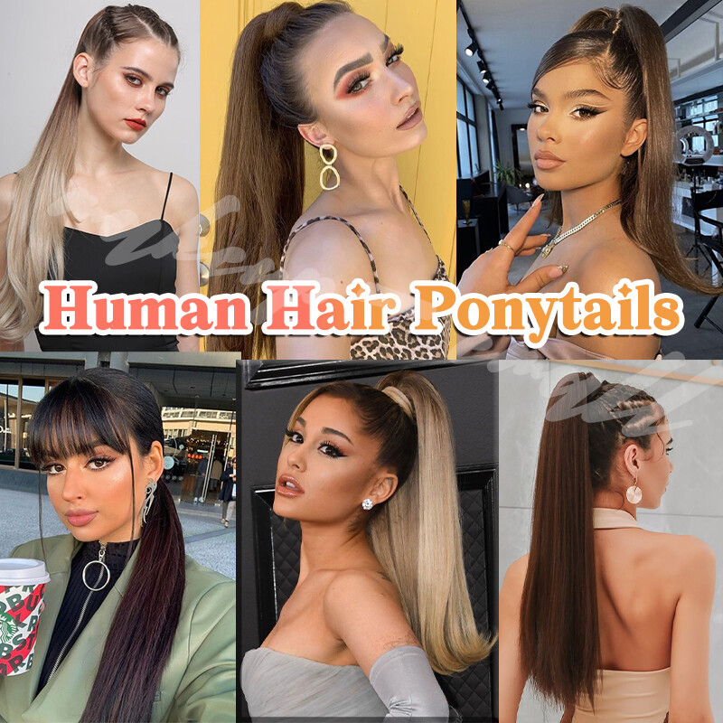 Pferdeschwanz Haarverlängerung Mit Klaue – 60 Cm Corn Gewellt – Sandige Blond & Gebleichtes Blond – Für Mehr Länge & Volumen