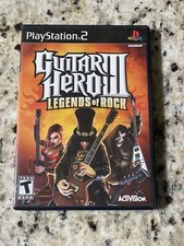 Guitar Hero 3 Legends of Rock PS2 PlayStation 2 Complete w/ Manual CIB TESTED