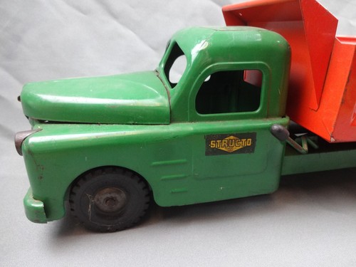 Vintage Pressed Steel Structo Hydraulically Operated Dump Truck 50s EX Condition - Picture 2 of 8