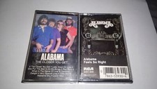 Alabama 2 Cassette Lot: The Closer You Get and Feels So Right