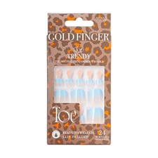 KISS GOLDFINGER TRENDY READY TO WEAR 24 TOENAILS GLUE INCLUDED - #GDT02
