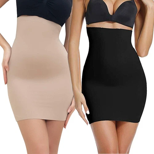 Half Slips for Women Under Dress Underskirt Seamless Slips Shaper Undergarments