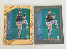 2021 Panini Diamond Kings Braxton Garrett Wood Frame Rookie Insert /15 RC Lot