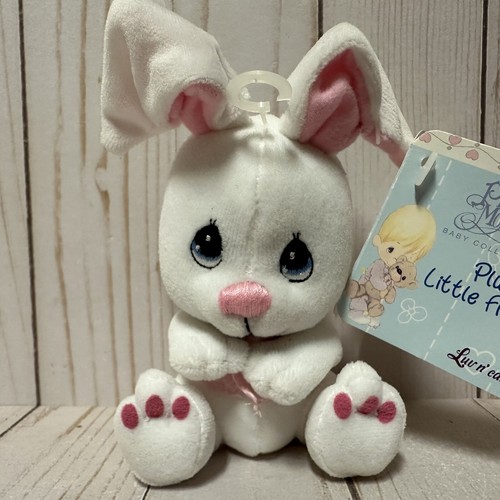 Precious Moments Luv N Care Plush Little Friends Bunny Rabbit Mini 5 Inch NOS - Picture 2 of 12