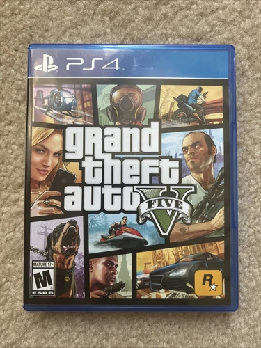 Grand Theft Auto V (PlayStation 4) Complete With Map And Mint Disc Ps4