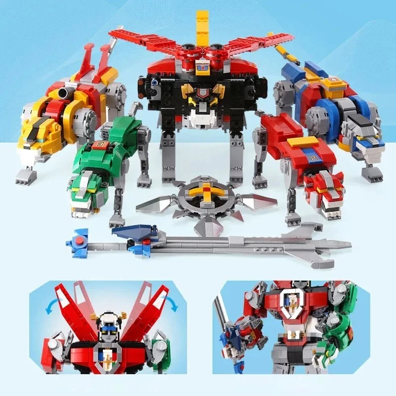 Juego de bloques de construcción modelo Voltron Defender of the Universe - 2334 piezas Foto 4 de 4