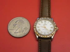 CONCORD SOLID 18K / STEEL DIAMOND CURRENT MODEL SARATOGA 23MM WATCH