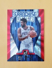 2019-20 Donruss Holo Red Laser /99 Joel Embiid #7 Franchise Features SP 