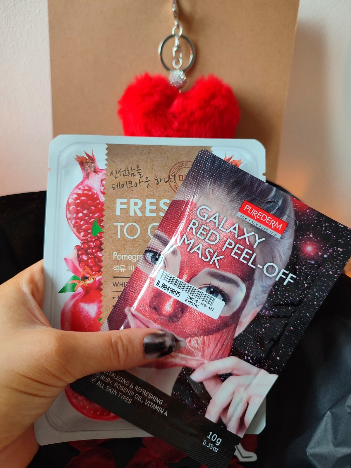 Box beauté coréenne thème amour avec 5 soins exclusifs pour teint lumineux - 2