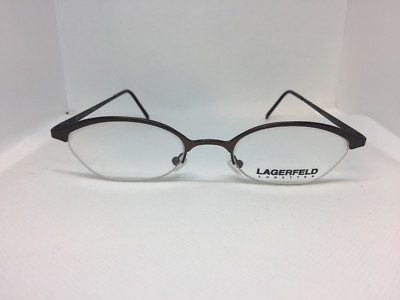 KARL LAGERFELD ラウンドメガネフレーム　ヴィンテージ品 New Vintage 80's Karl Lagerfeld Round KL 4355 02 Made In France
