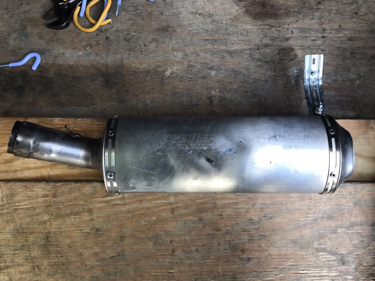 Ducati 848 Motorcycle Exhaust Muffler Silencer 573.1.199.2C ZDM