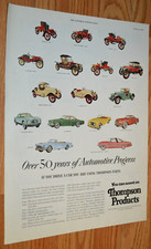 1953 Thompson Products Original Large Vintage Advertisement Ad 53 Ford Chrysler