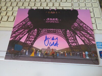 ORIGINAL AUTOGRAPH by MICHEL OCELOT, ON OFFICIAL POSTCARD 15X20CM