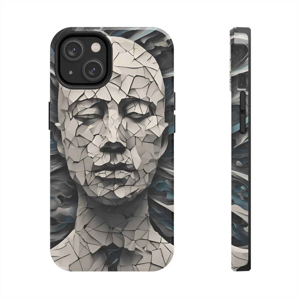 Abstract Art Surreal Man Phone Case Durable for iPhone Samsung