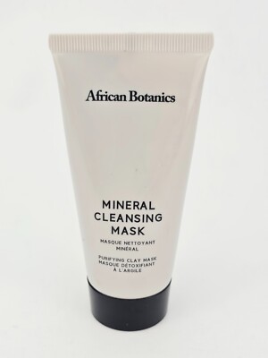 African Botanics Mineral Cleansing Mask Purifying Clay Mask 1.7 oz BB5/26