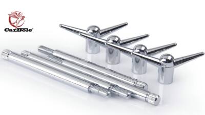 4 Pernos De Sujeción Cromados Para Cubierta De Válvulas – 1/4-20, Barra En T, Para SBC Y BBC Chevy – Precision Auto Labs
