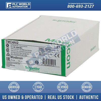 TMC4AI2 Schneider Analog Input Cartridge, New, FREE UPS 2 Day Dlvry & 2 Year Wty