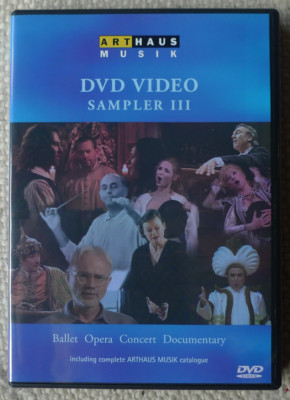 DVD Video Sampler III, Arthaus Musik, Ballet, Opera, Concert, Documentary