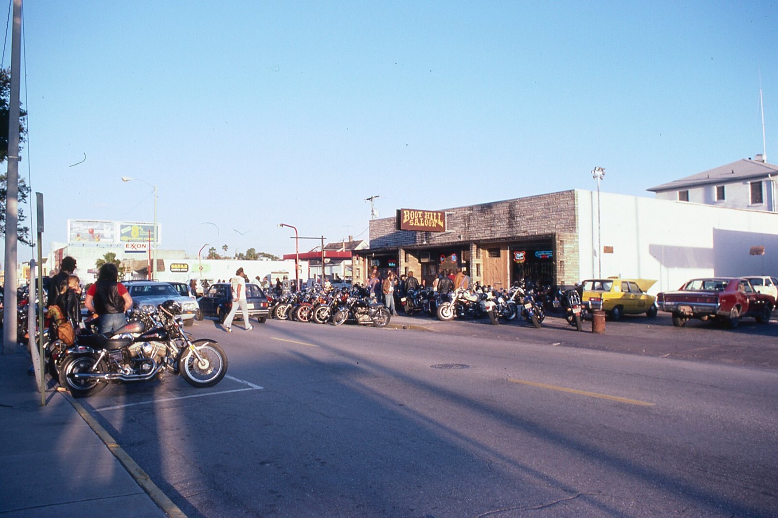 Vintage Photo Slide 35mm 1978 Daytona Bike Week Boot Hill Bar Bikers eBay