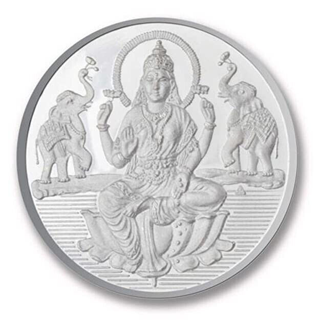Indian Traditional Lakshmi Silver Coin 999 Purity 10 gram | eBay