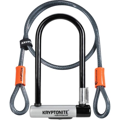 Kryptonite Kryptolok Standard Bügelschloss mit 4 Fuß Kryptoflex Kabel Sold Secure Go