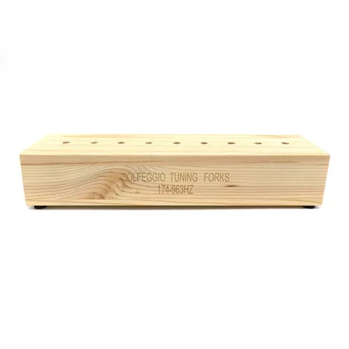 9x Solfeggio Tuning Fork Set with Voice Box for Yoga DNA Healing Sound Therapy - Picture 14 of 15