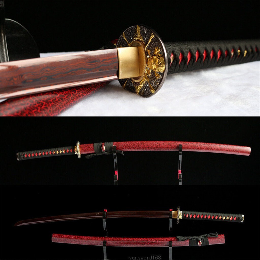 Spada Medievale Supporto Parete Per Spade Samurai 3 Strati - Espositore Katana Wakizashi Tanto Gancio Wakizashi Tanto