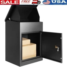 Extra Large Outdoor Package Delivery Box Coded Lock Anti-Theft Waterproof Steel