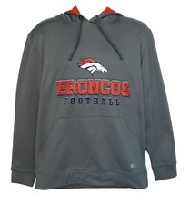 Denver Broncos Men's Performance Hooded Pullover Sweatshirt