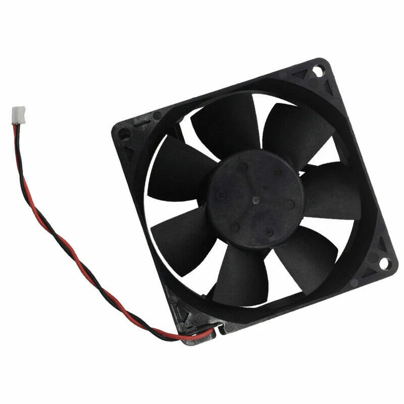 Genuine NIDEC Computer CPU Cooling FAN 2Pin Socket 12VDC  0.21A Black - Image 3 of 3