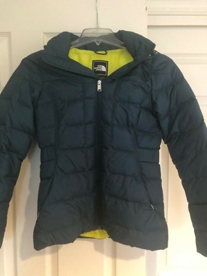 north face puffer hooded jacket