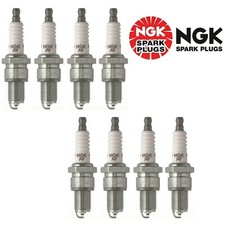 NGK Set of 8 Standard Spark Plugs Nickle 2.5mm for Bentley Rolls-Royce V8