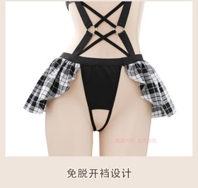 Lingerie Sexy Cosplay Student Dress Bodysuit Mini Skirt Schoolgirl Porno Uniform