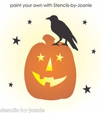 Harvest Stencil Pumpkin Jack Crow Stars Halloween DIY Craft Signs Free Shipping