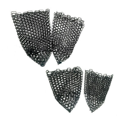 Rubber Fishing Net Foldable Fly Fishing Replacement Mesh Net Fishing Accessory