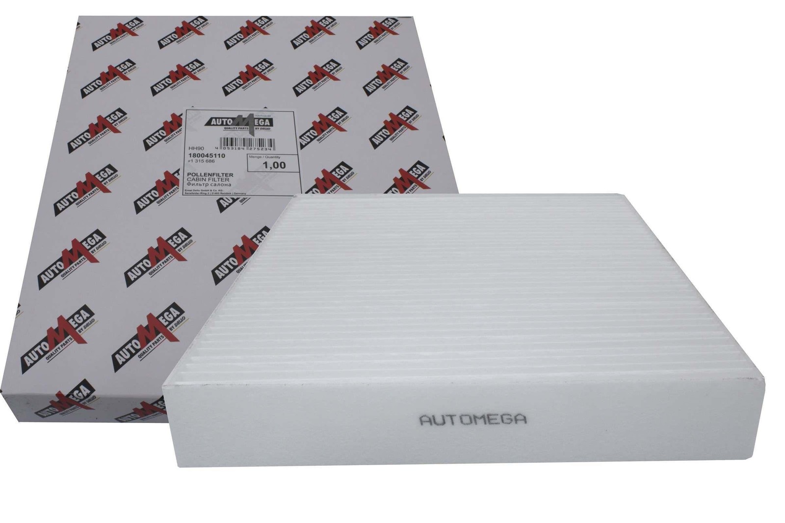 Cabin filter Particulate Filter 180045110 AUTOMEGA for FORD MONDEO IV Turnier - Image 8
