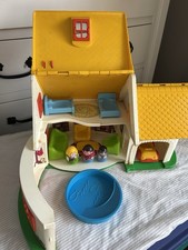 Vintage Weeble Wobble 1970s House Cottage Accessories Weebles