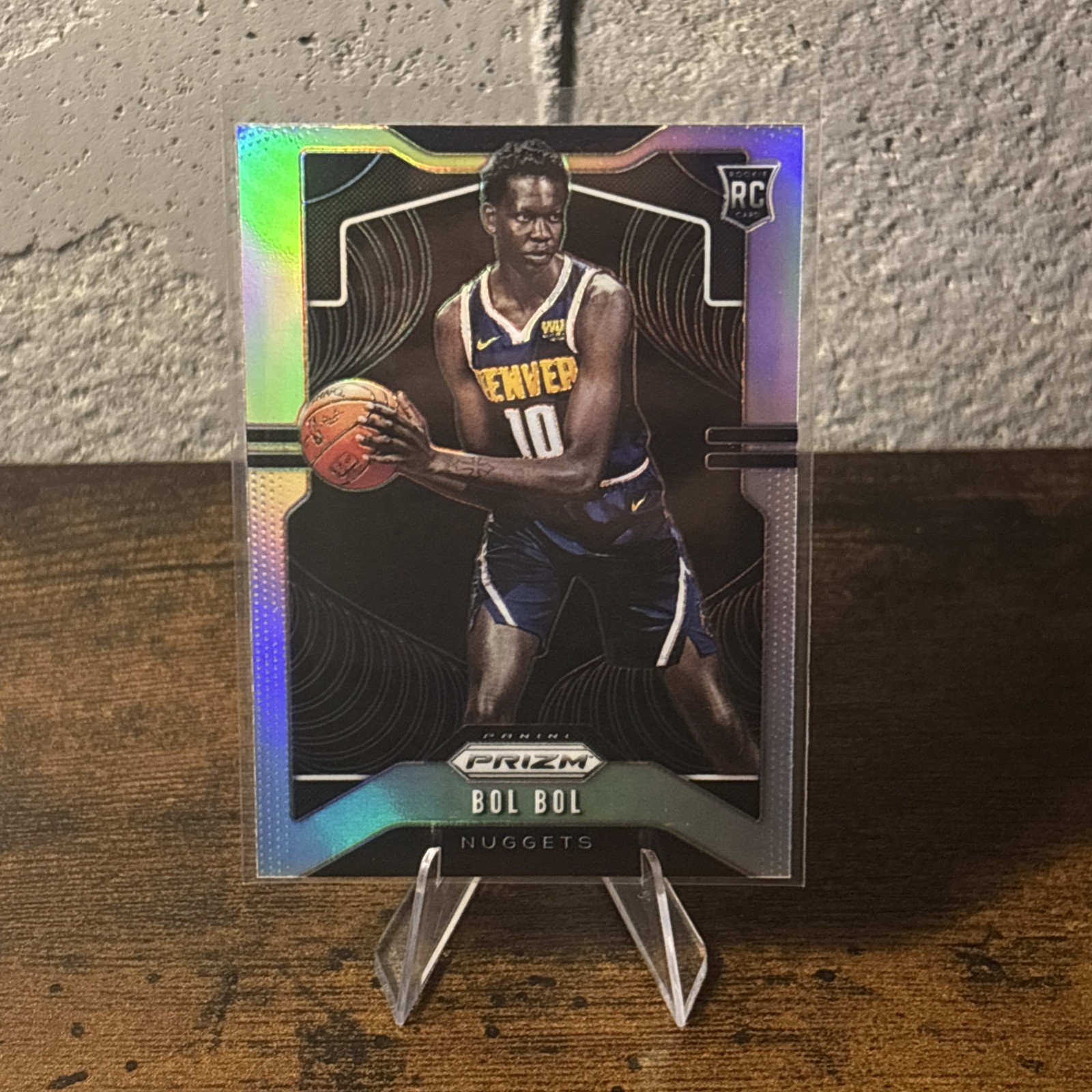 2019-20 Panini Prizm Silver Bol Bol RC Rookie Denver Nuggets #282