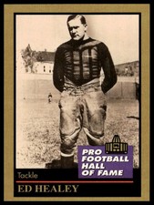 1991 Enor Pro Football Hall of Fame Ed Healey #59 Chicago Bears
