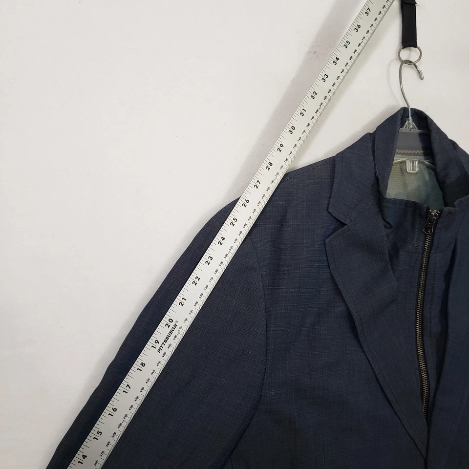 Blazer masculino KROON Commodore conversível híbrido esporte 40R azul linho/algodão - Imagem 4 de 4