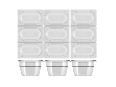 Gastronorm Container Gn1/9 H100Mm In Polycarbonate (1 Single Piece)