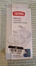Thermos FUNtainer Replacement Straws   2 Pack   Fits F410  F401 Bottles