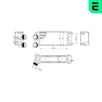 ERA LadeluftküHler 672104 FüR Peugeot Partner Tepee GroßRaumlimousine 3008 1 308