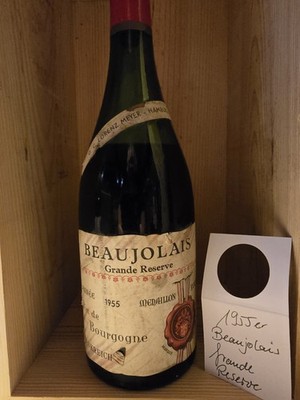 1955er BEAUJOLAIS GRANDE RESERVE Sammlerflasche