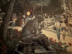 Joyce Nagel Hilton Head SC Signed And No. 61/250 Depicts Statue Out To Lunch — photo 6
