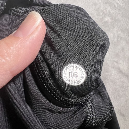 Lululemon Leggings Womens 16 Black Wunder Under High Rise Yoga Gym Athletic - Picture 6 of 10