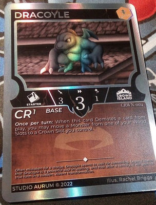 #ad Brilliant Dracoyle Holo Monster Crown TCG Rachel Briggs Brute RacieB Official $25.23