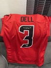 Tank Dell of Houston Texans #3 Signed Jersey NFL Beckett BAS Witnessed